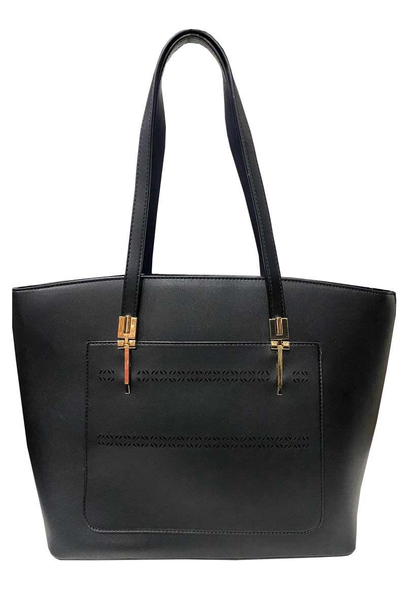 Cartera Cuero Ecológico CRT66 Negro-0