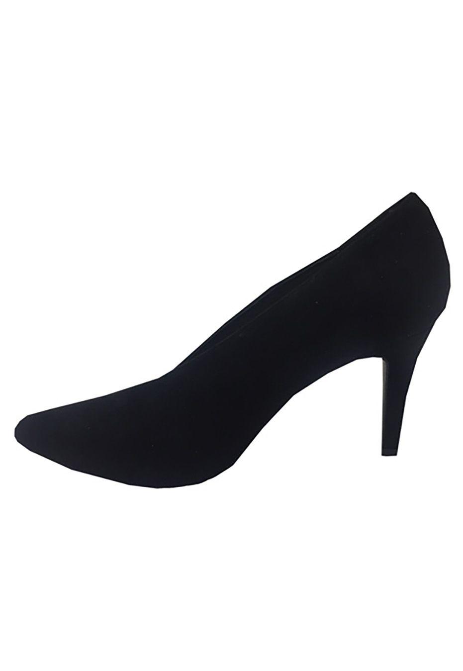 Zapato Reina Gamuza Ecológica  ZAW52 Negro-4
