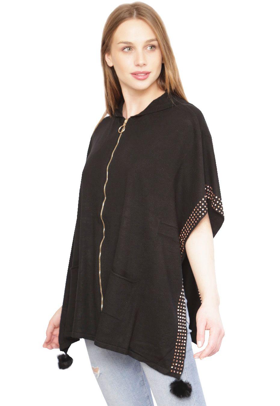 Poncho PO038 Negro-1