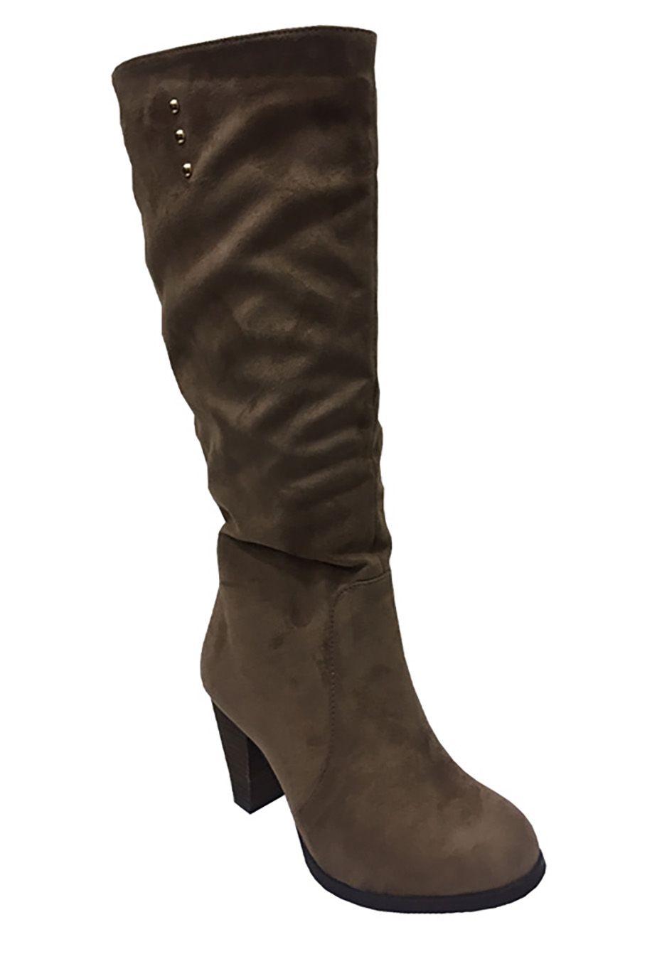 Bota Gamuza Ecológica  ZAV31 Nude-1