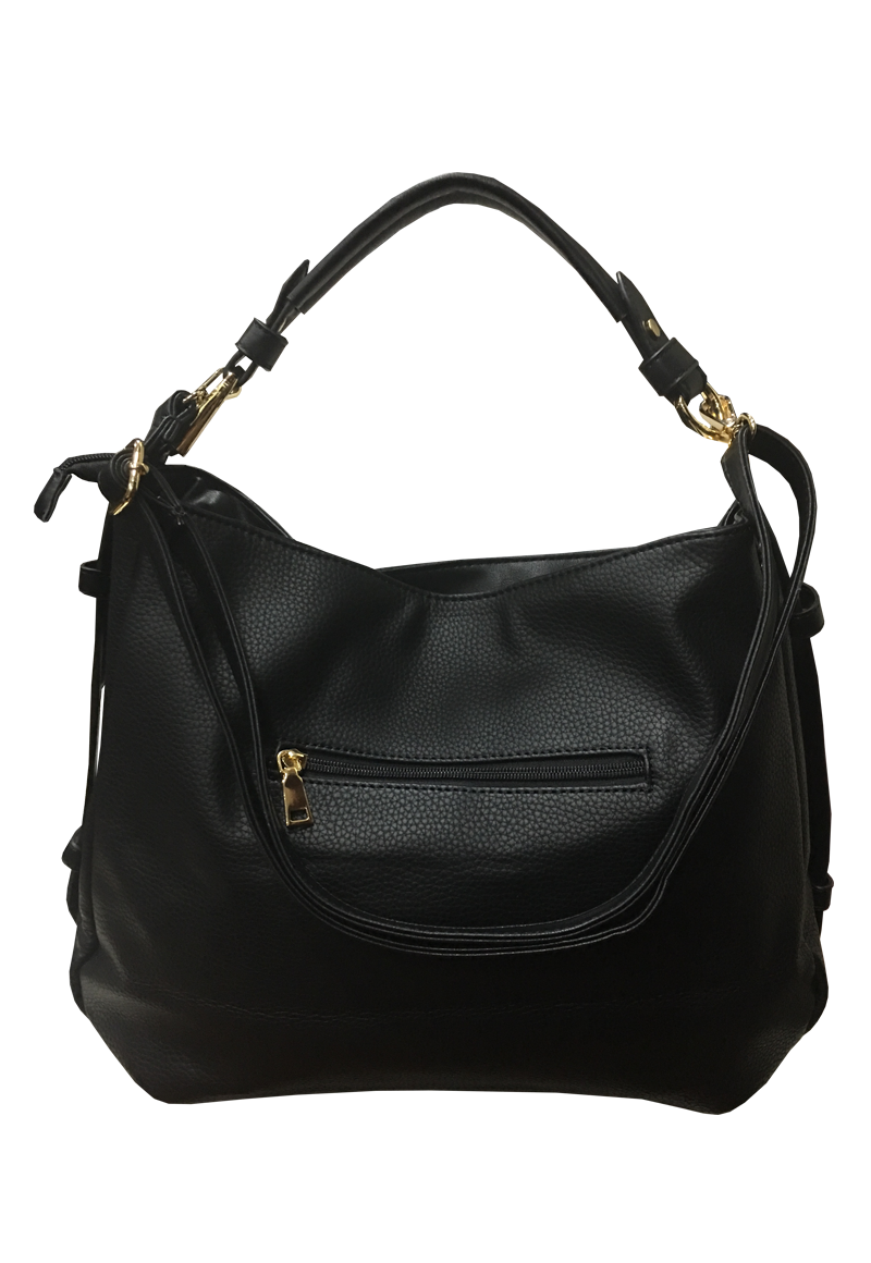 Cartera Cuero Ecológico CRO27 Negro-2