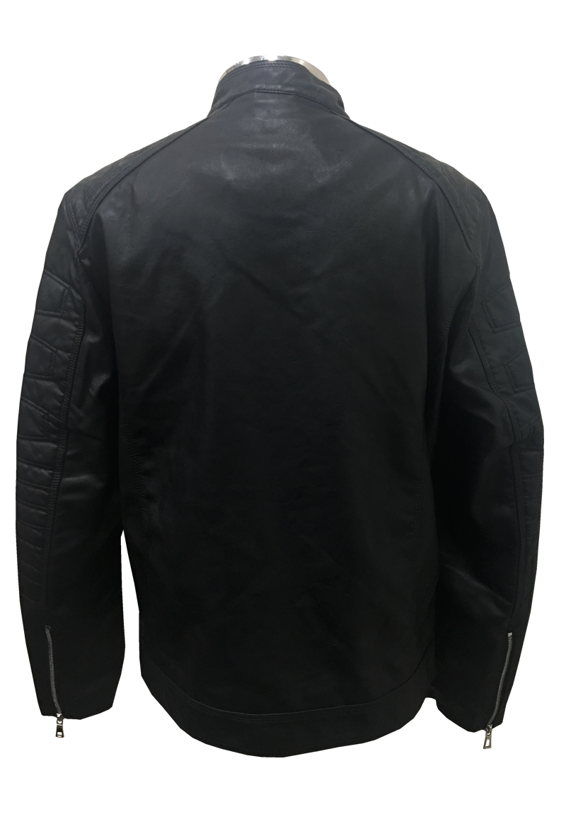 Chaqueta Ecocuero CHF99 Negro-1