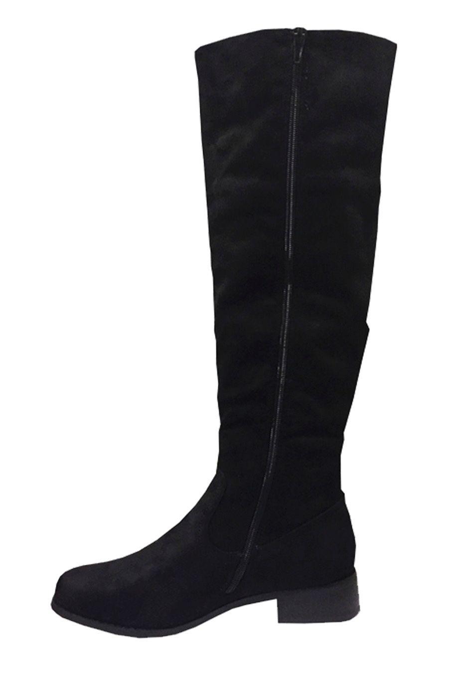 Bota Gamuza Ecológica  ZAT37 Negro-3