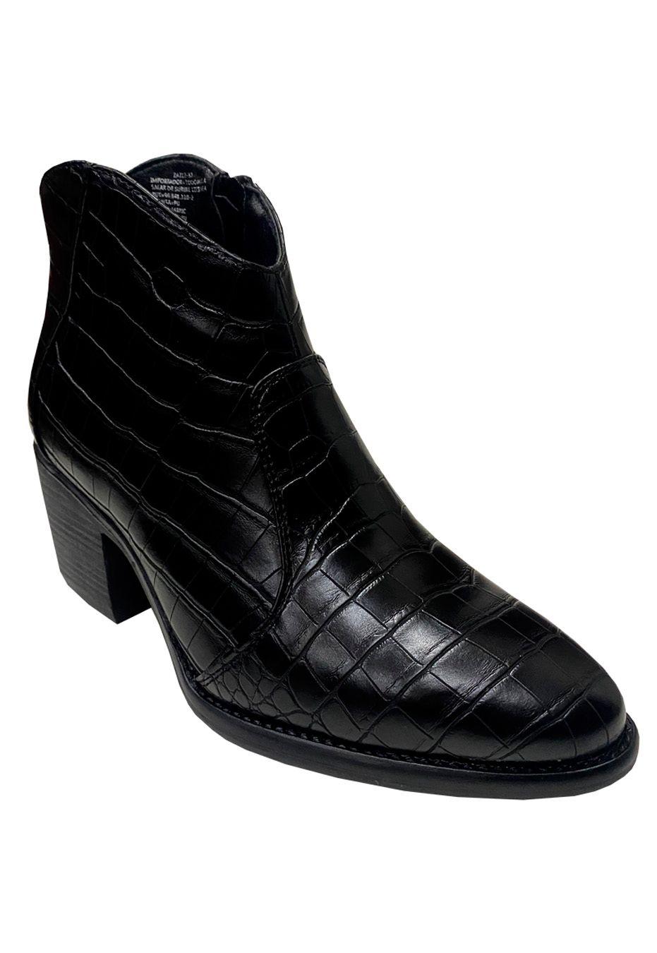 Botín Ecocuero ZAZ12 Negro-1