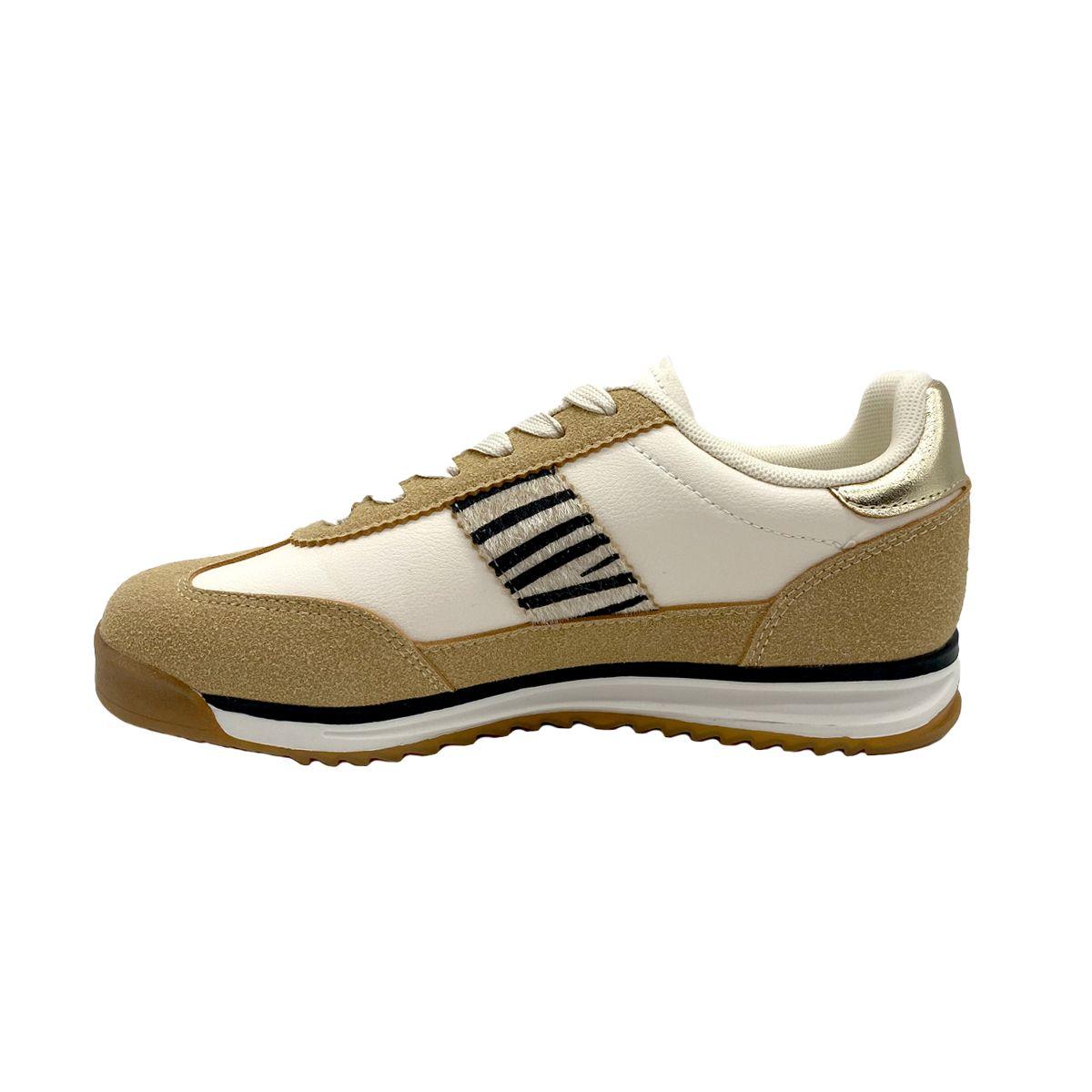 Zapatilla Mujer Beige ZB061-3