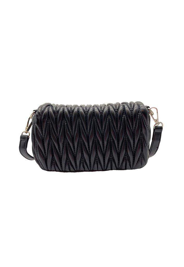 Cartera Ecocuero Negro CRU69-3
