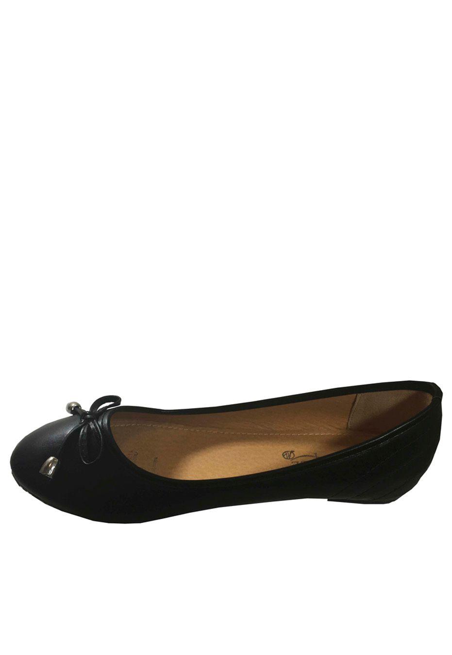Ballerina Ecocuero ZAS58 Negro-2