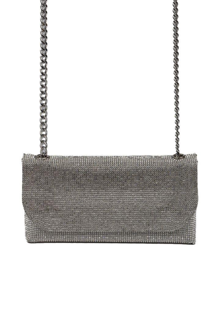 Cartera de fiesta CRX17 Plata Ecocuero-0