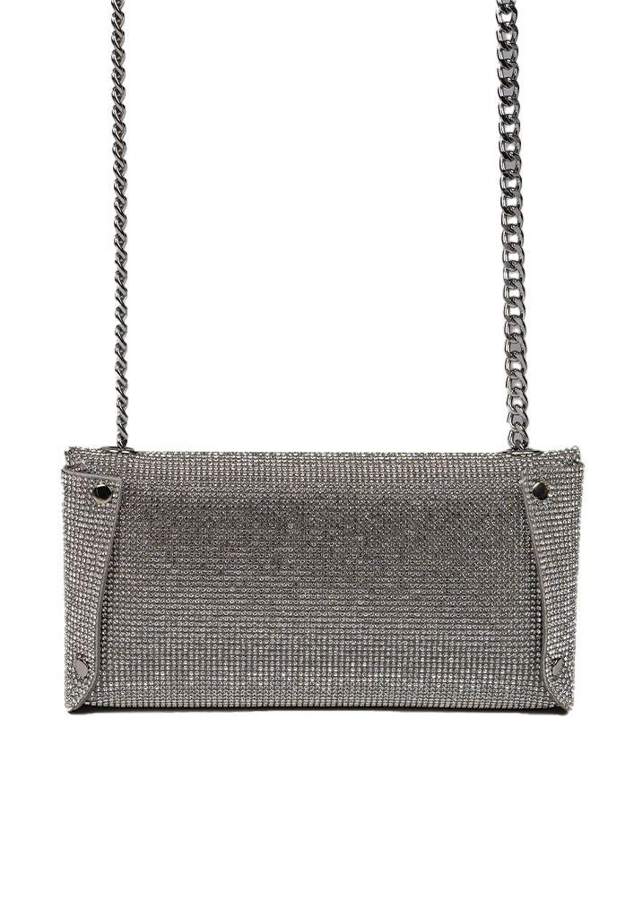 Cartera de fiesta CRX17 Plata Ecocuero-1