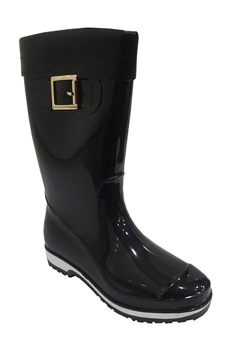 Bota de Agua  Forrada  ZAV37 Negro-1