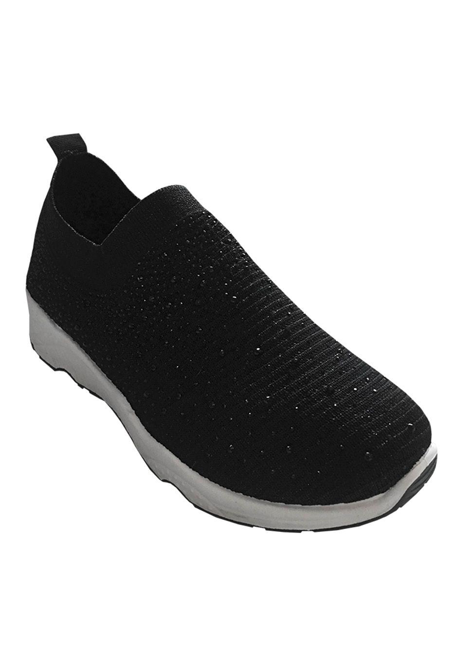 Zapatilla Tela ZAY18 Negro-1