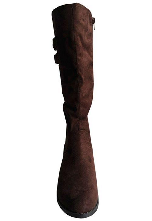 Bota Gamuza Ecológica ZAX75 Chocolate-2