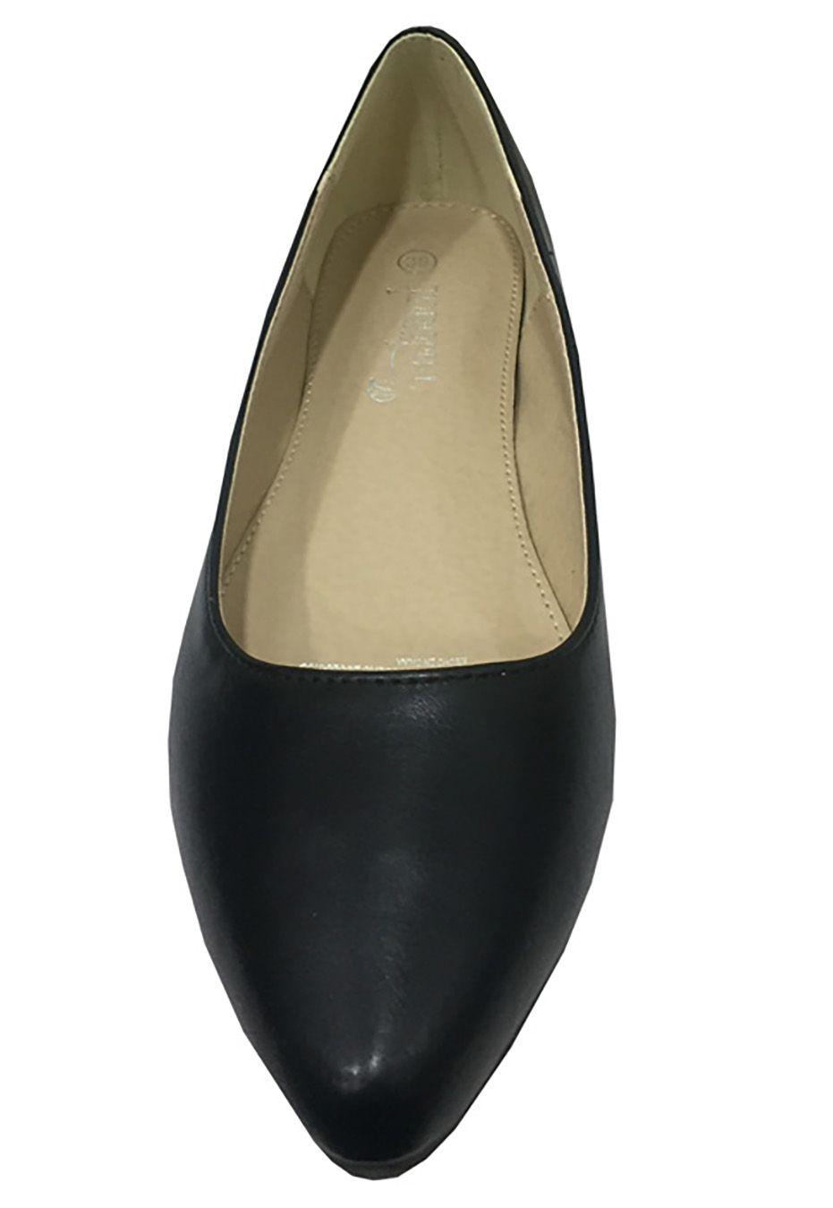 Ballerina Ecocuero ZAQ91 Negro-2