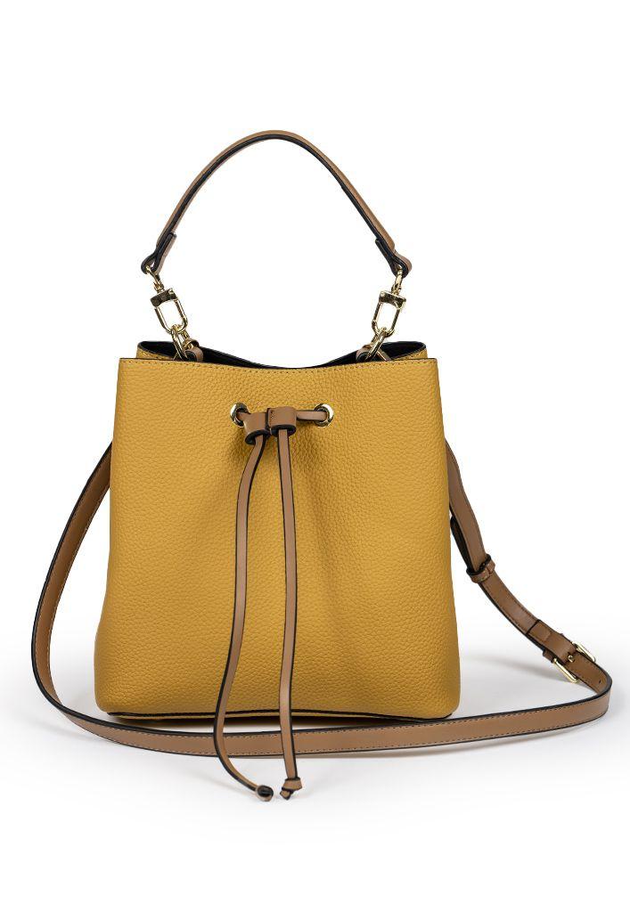 Cartera ecocuero CRU97 Amarillo-0