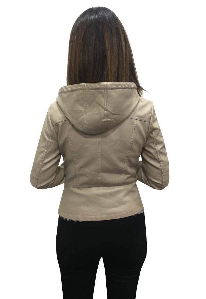 Chaqueta Ecocuero CHF48 Kaki-2