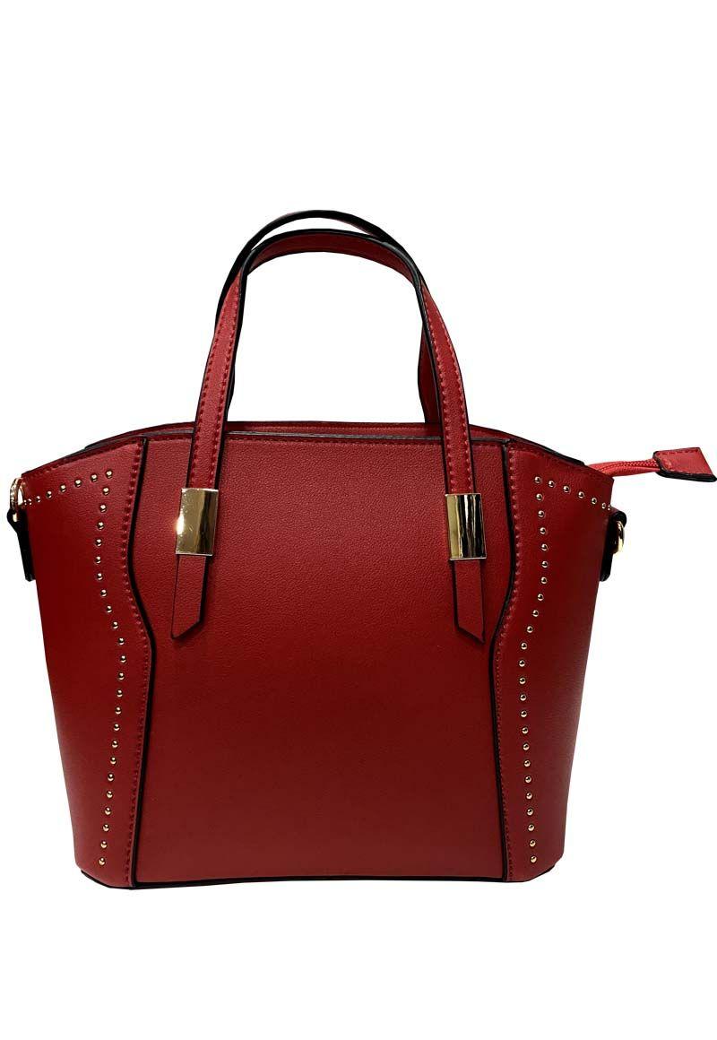 Cartera Cuero Ecológico CRT55 Rojo-0