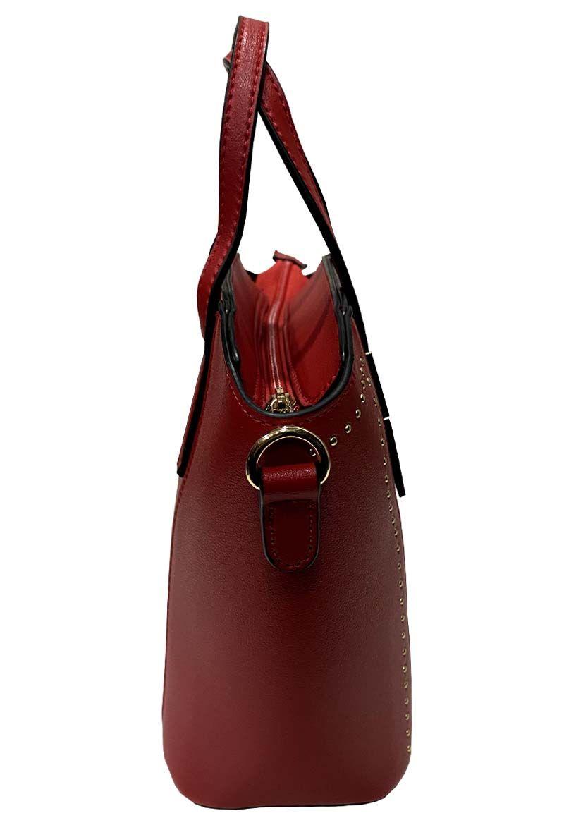 Cartera Cuero Ecológico CRT55 Rojo-1