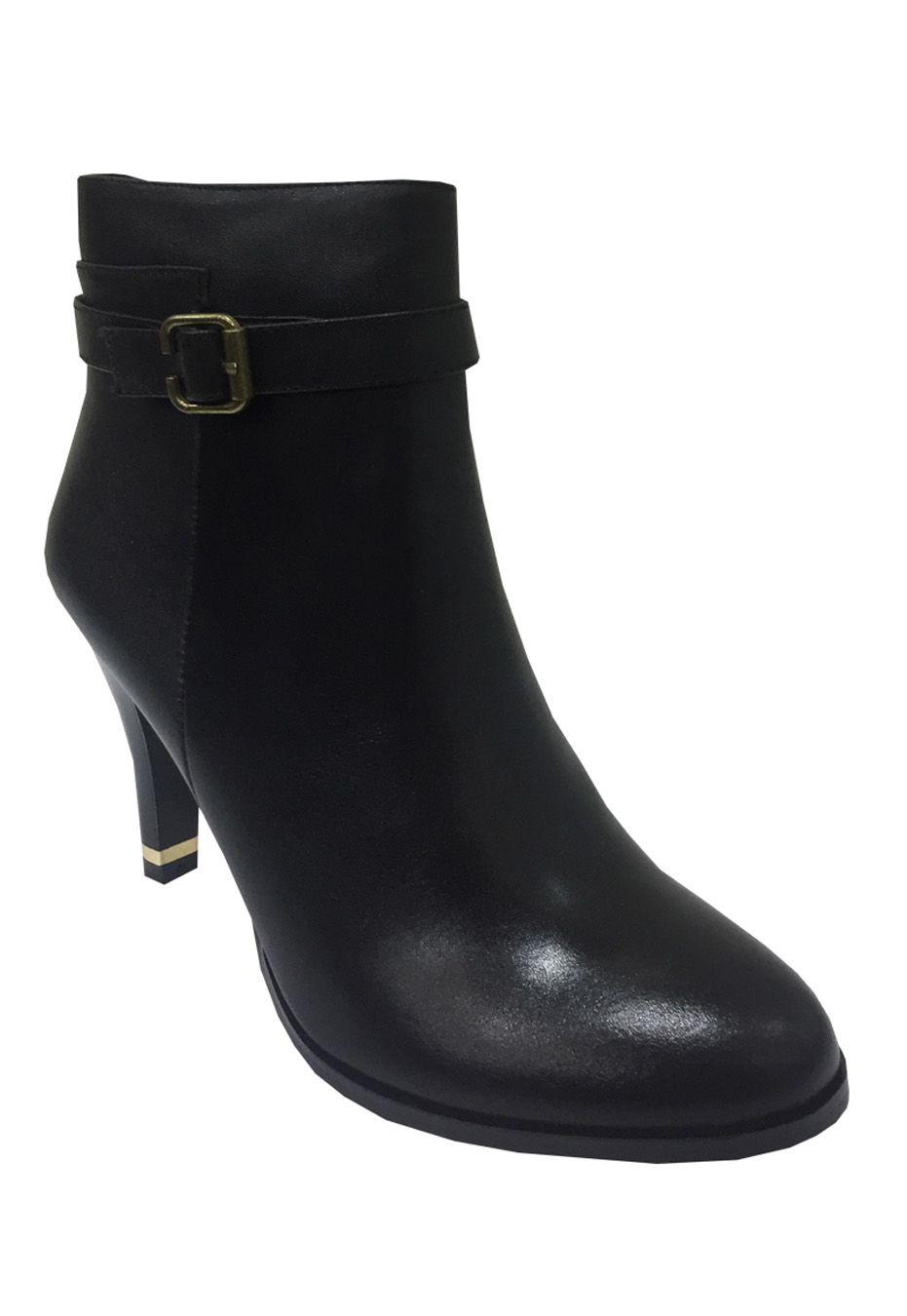 Botín Cuero ZAR93 Negro-1