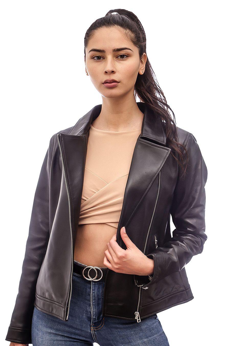 Chaqueta Cuero CHG14 Negro-1