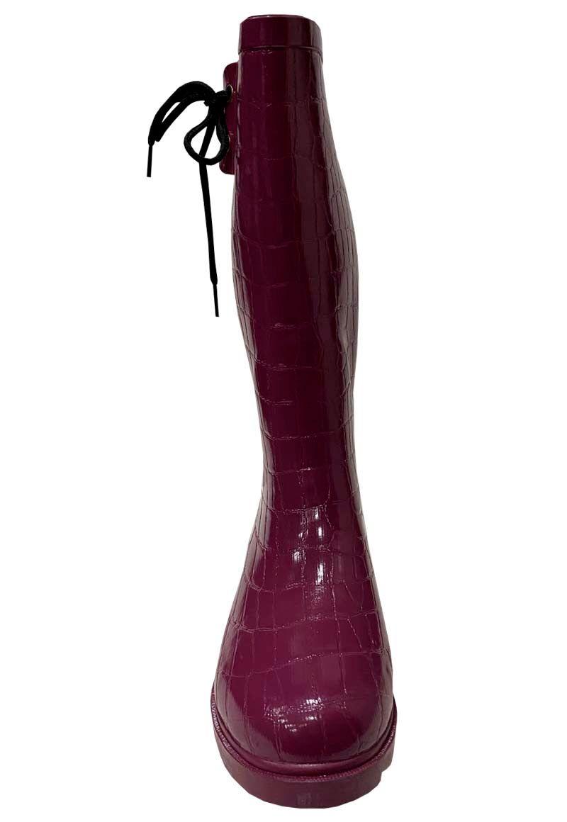 Bota de Agua con Chiporro  ZAV39  Rojo-2