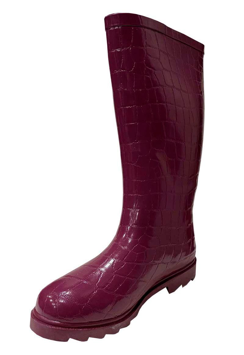 Bota de Agua con Chiporro  ZAV39  Rojo-3