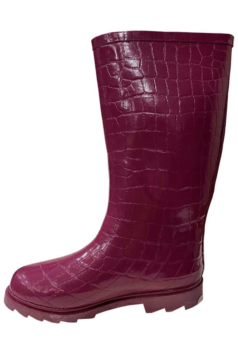 Bota de Agua con Chiporro  ZAV39  Rojo-4