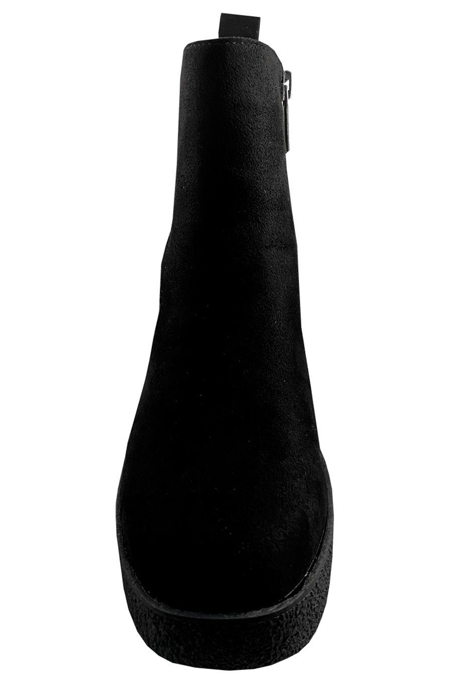 Botín Gamuza Ecológica ZAZ06 Negro-2