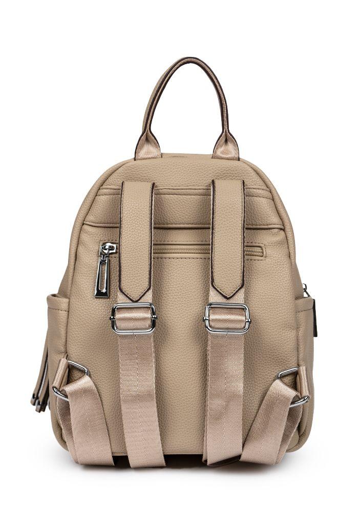 Mochila ecocuero CRX21 Beige-2