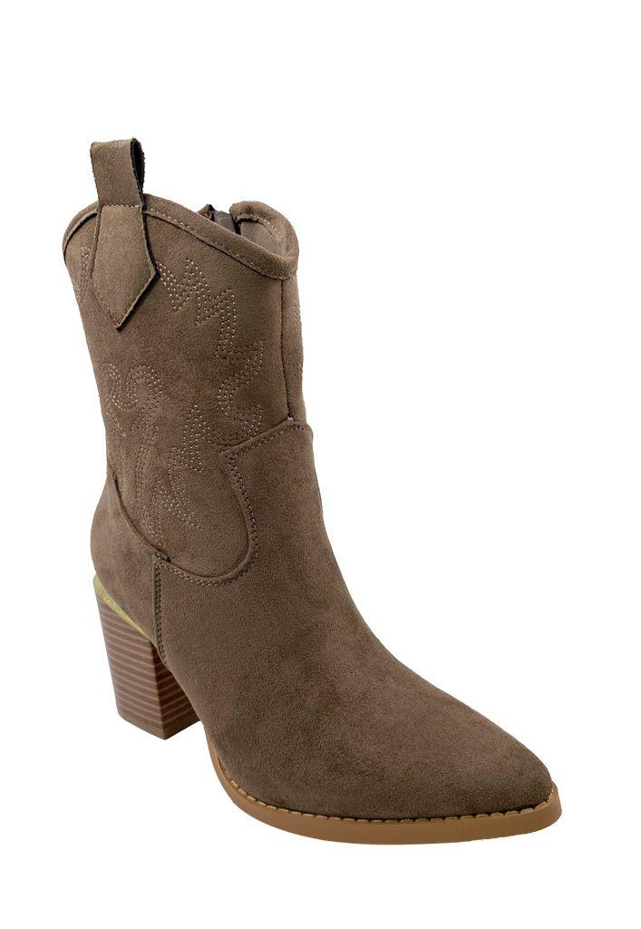 Botin ZAZ87 Ecocuero Taupe-1