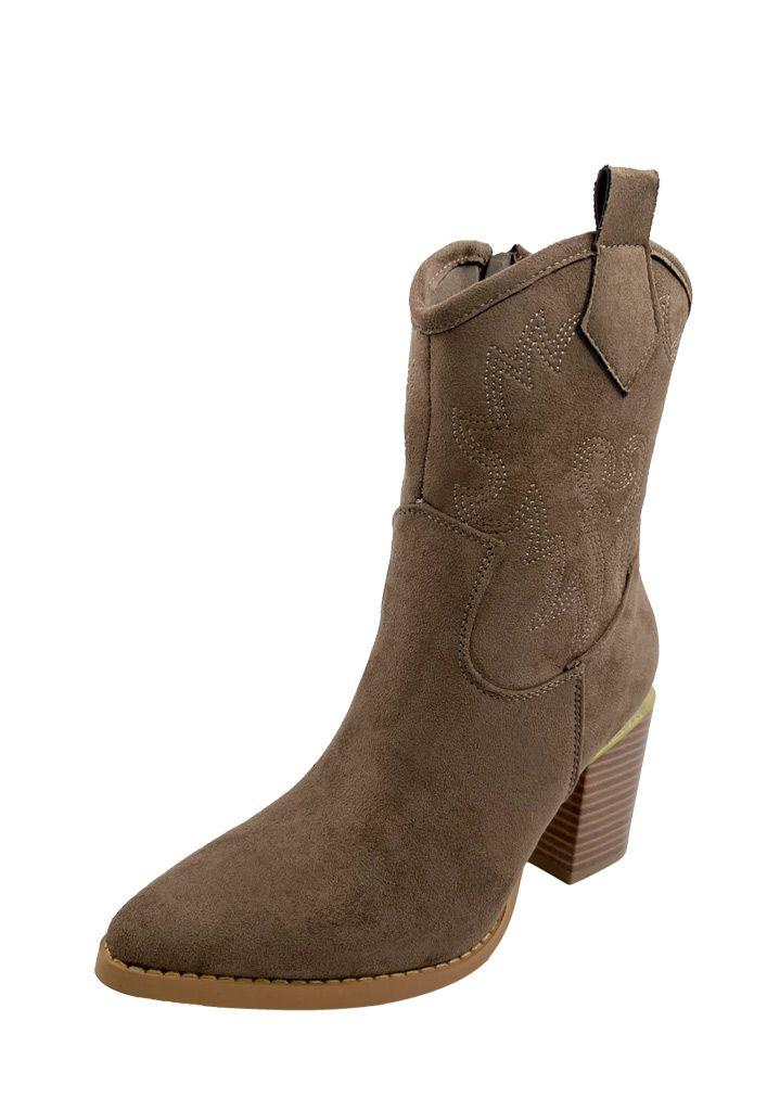 Botin ZAZ87 Ecocuero Taupe-3
