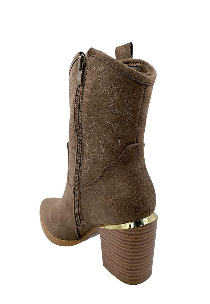 Botin ZAZ87 Ecocuero Taupe-5