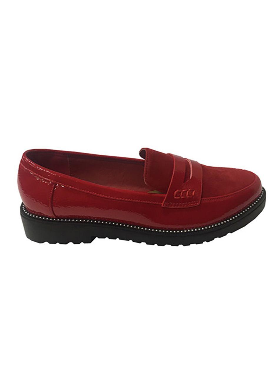 Mocasín Ecocuero ZAW67 Rojo-0
