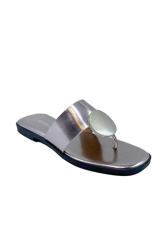 Sandalia Ecocuero ZB036 Plata-1