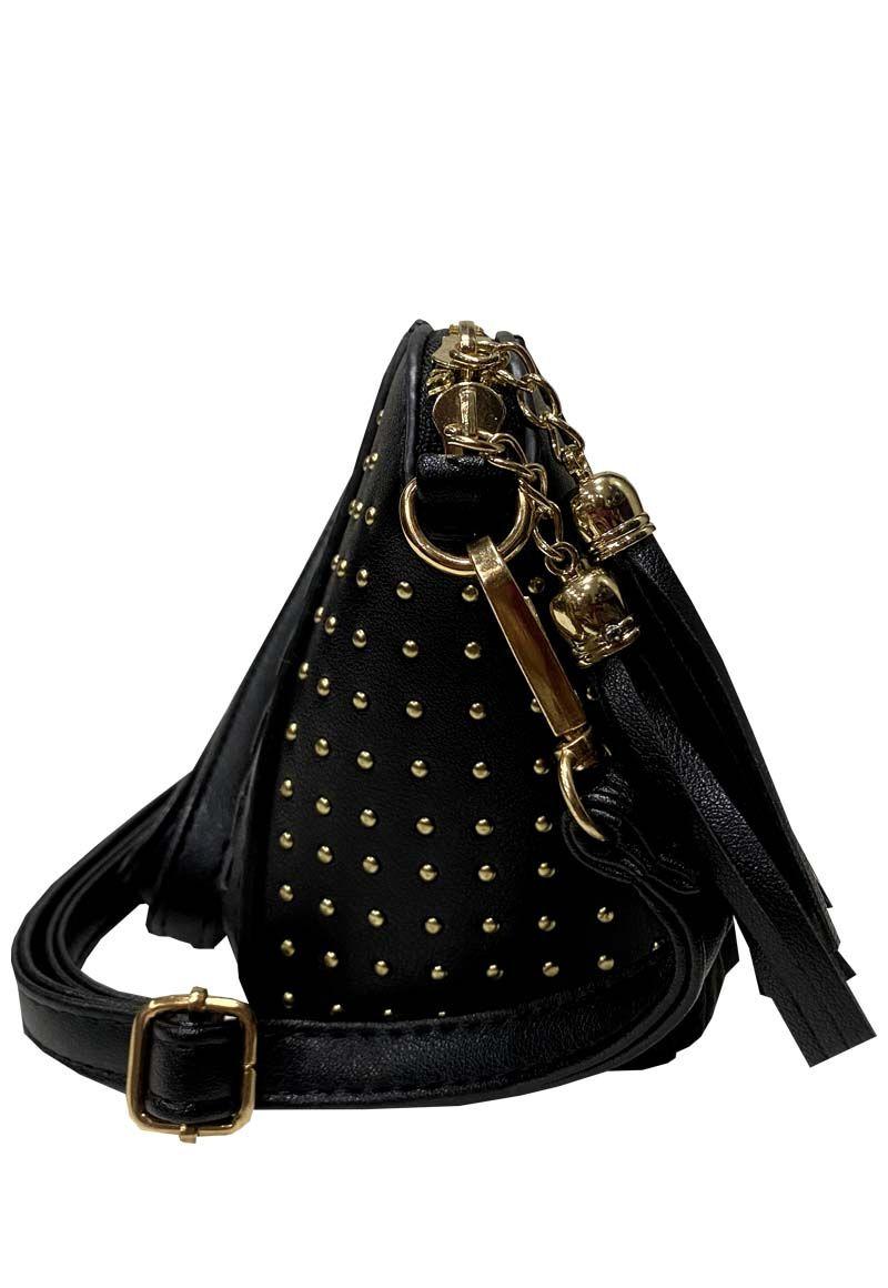 Cartera Cuero Ecológico CRO74 Negro-1