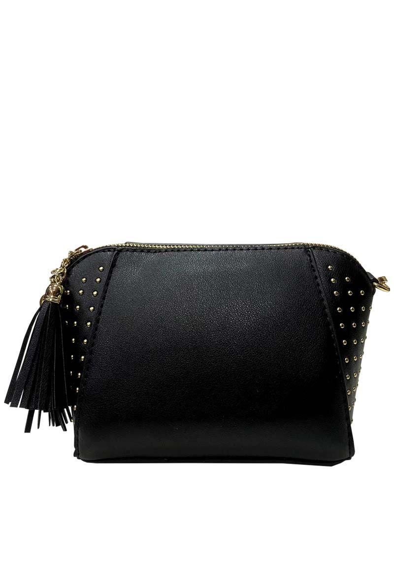 Cartera Cuero Ecológico CRO74 Negro-2