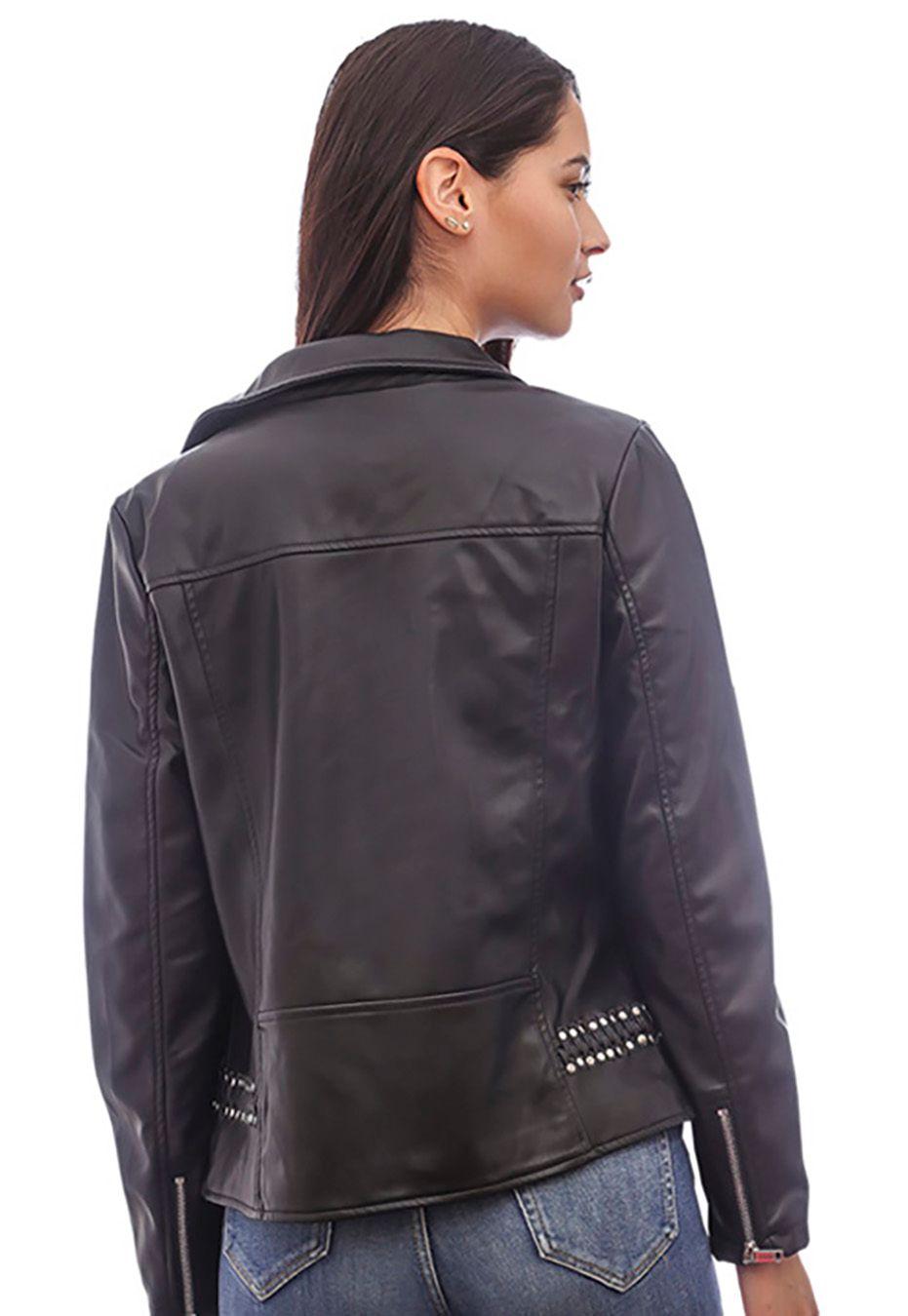Chaqueta Ecocuero CHG32 Negro-2