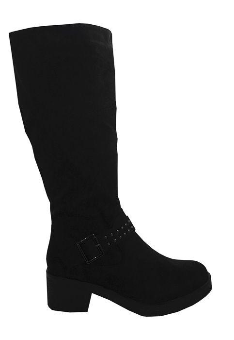 Bota Gamuza Ecológica ZAX74 Negro-0