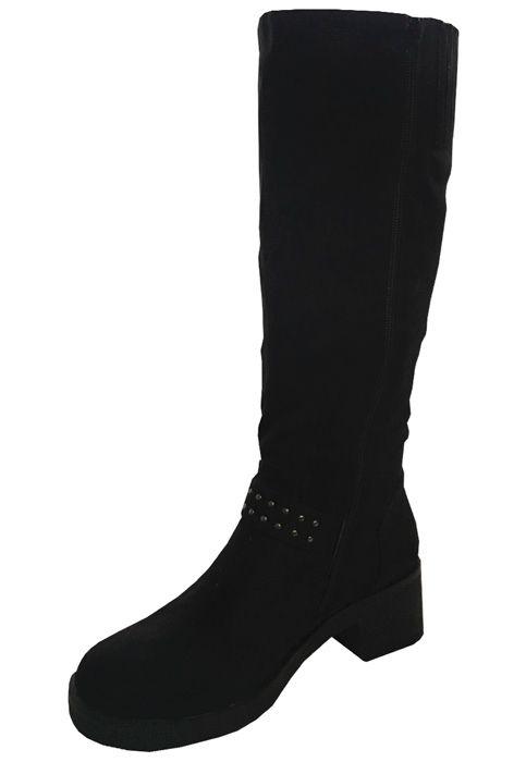 Bota Gamuza Ecológica ZAX74 Negro-3