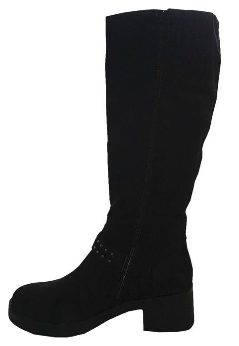 Bota Gamuza Ecológica ZAX74 Negro-4