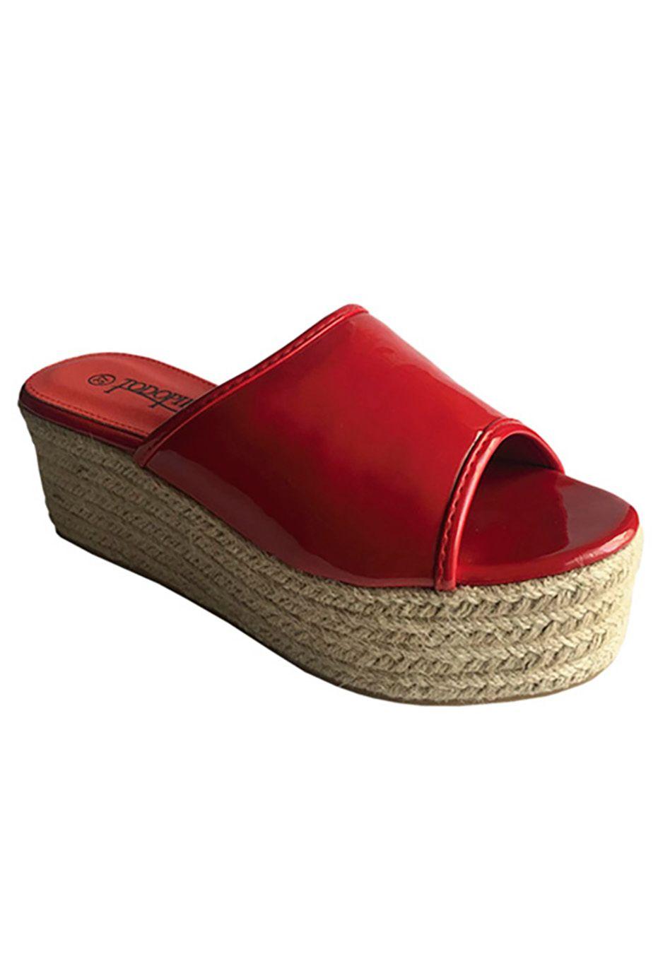 Sandalia Ecocuero ZAY61 Rojo-1