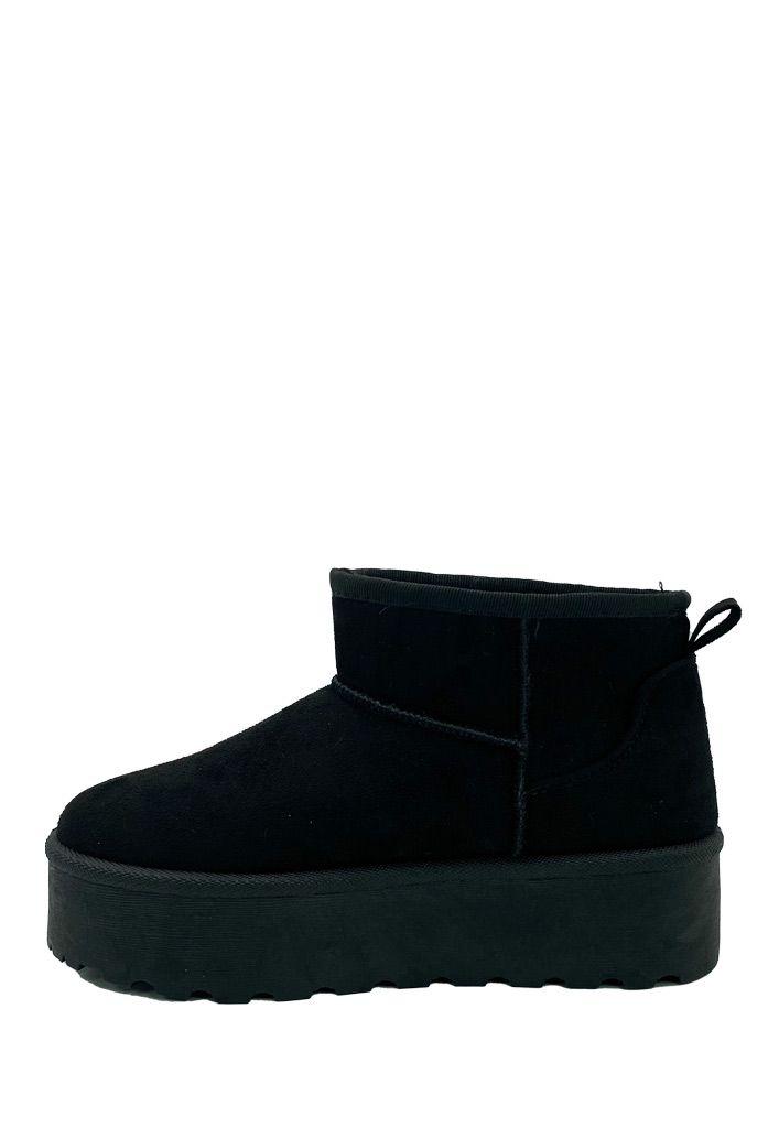 Botin ZB005 Gamuza Ecológica Negro-4