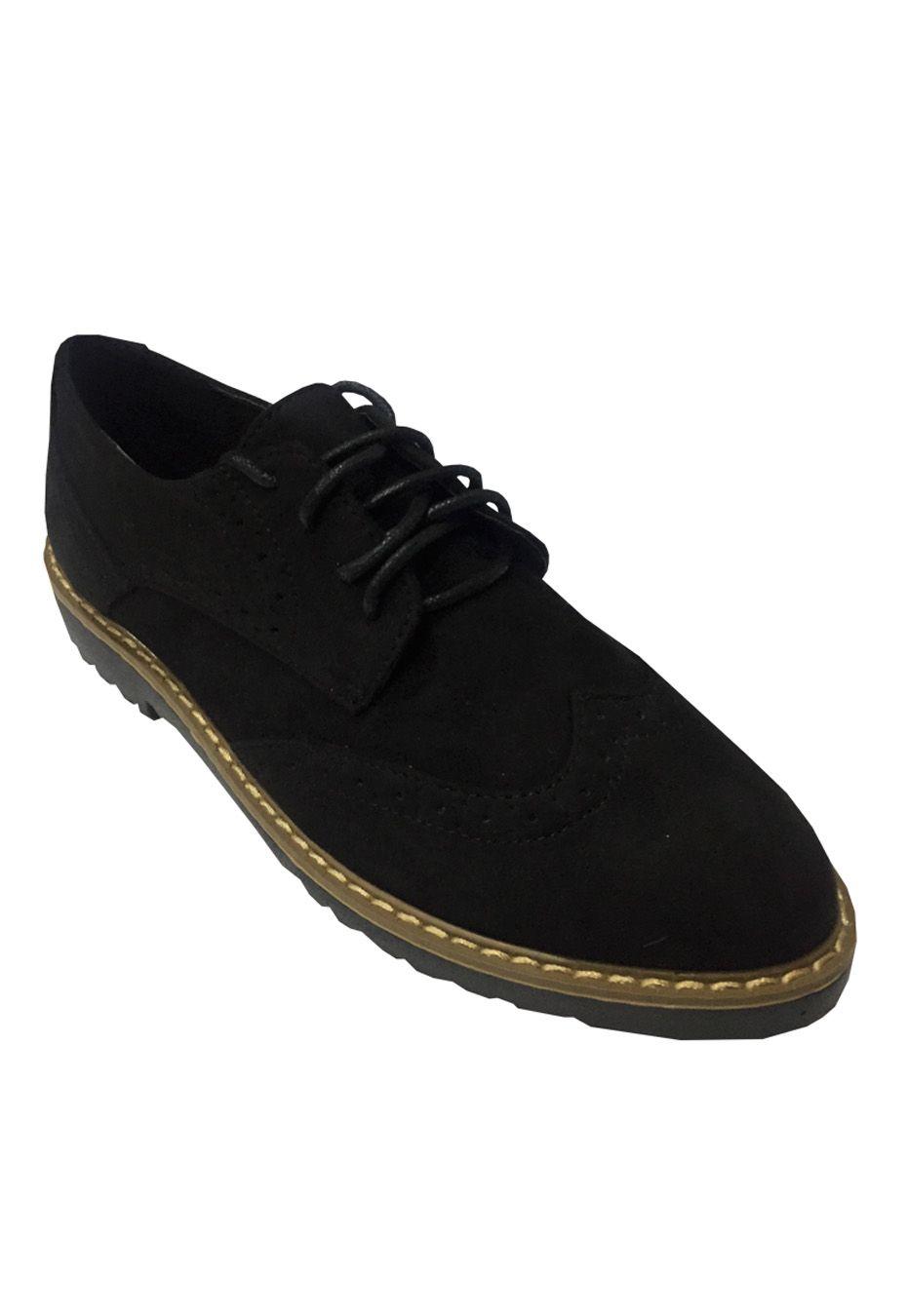 Oxford Gamuza Ecológica  ZAW40 Negro-1