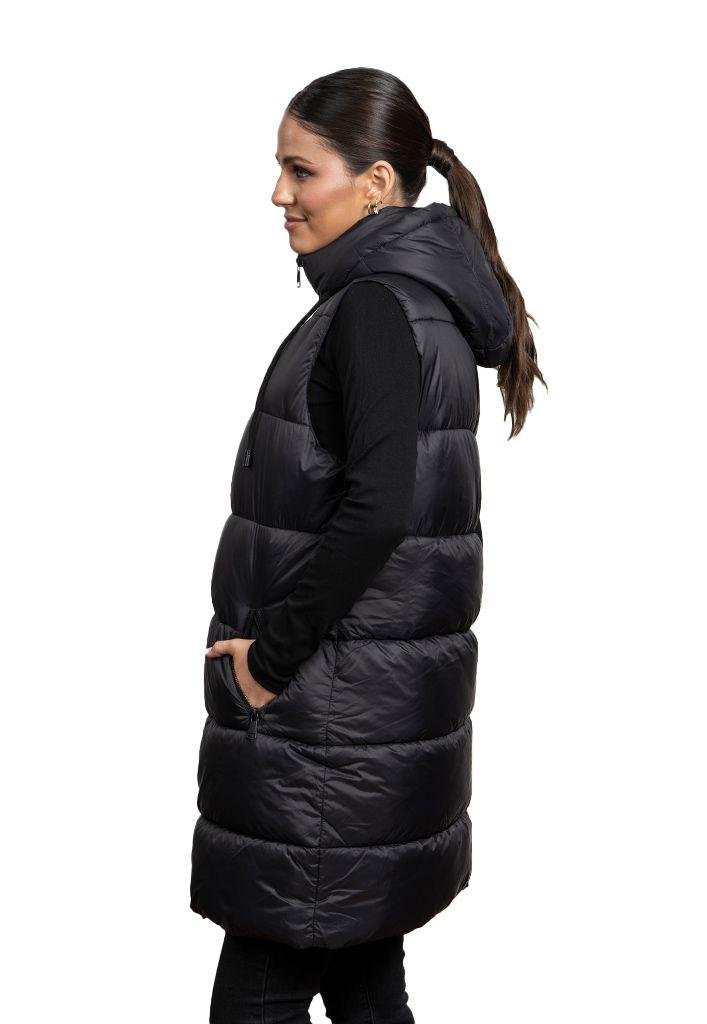 Parka sin mangas CHG83 Poliéster Negro-1