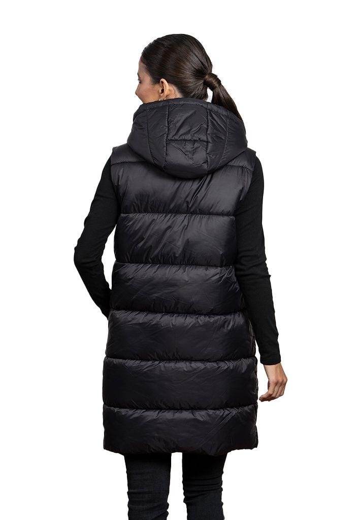 Parka sin mangas CHG83 Poliéster Negro-2