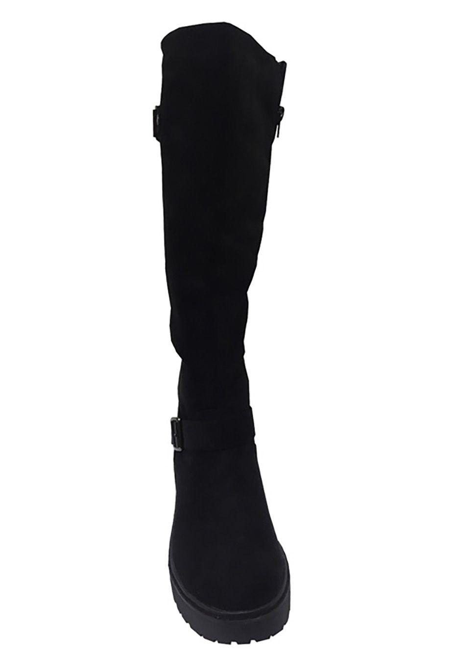 Bota Gamuza Ecológica ZAV19 Negro-2