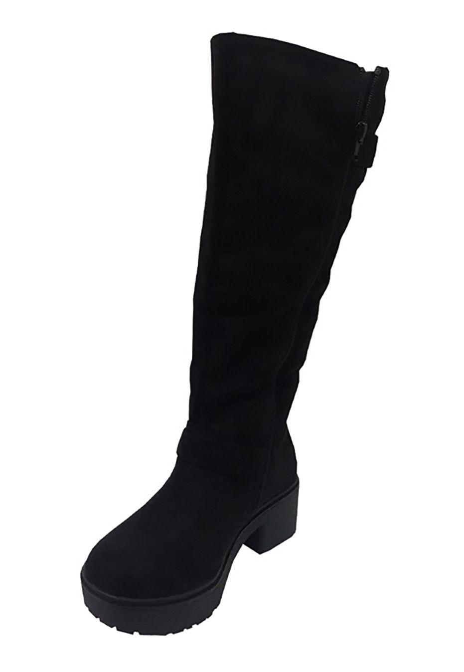 Bota Gamuza Ecológica ZAV19 Negro-3