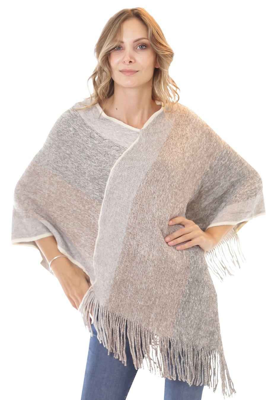 Ponchos PO049 Beige-0