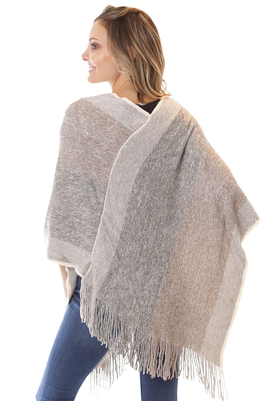 Ponchos PO049 Beige-2