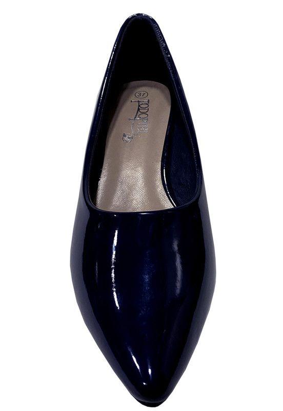 Ballerina Ecocuero ZAU20 Navy-2