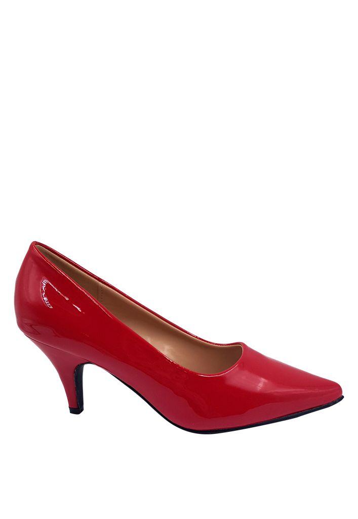 Zapato Reina Ecocuero ZAW42 Rojo-0